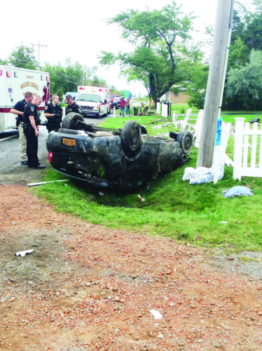 Four injured in Route 5 rollover | News, Sports, Jobs - Observer Today